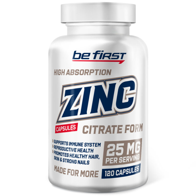 Be First Zinc citrate 25 mg 120 капсул