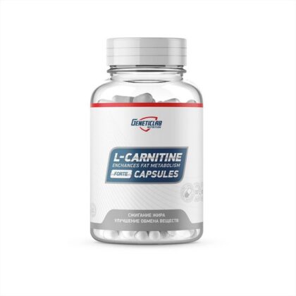 GeneticLab Nutrition TARTRATE L-CARNITINE 60 капсу 1