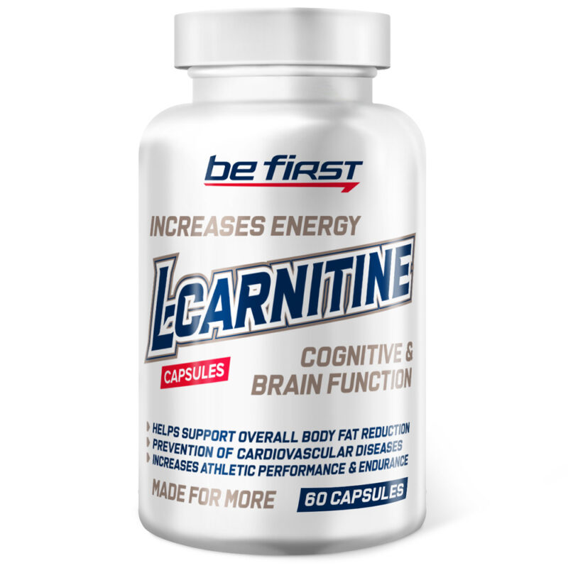 Be First L-Carnitine Capsules (л-карнитин тартрат) 60 капсу 1