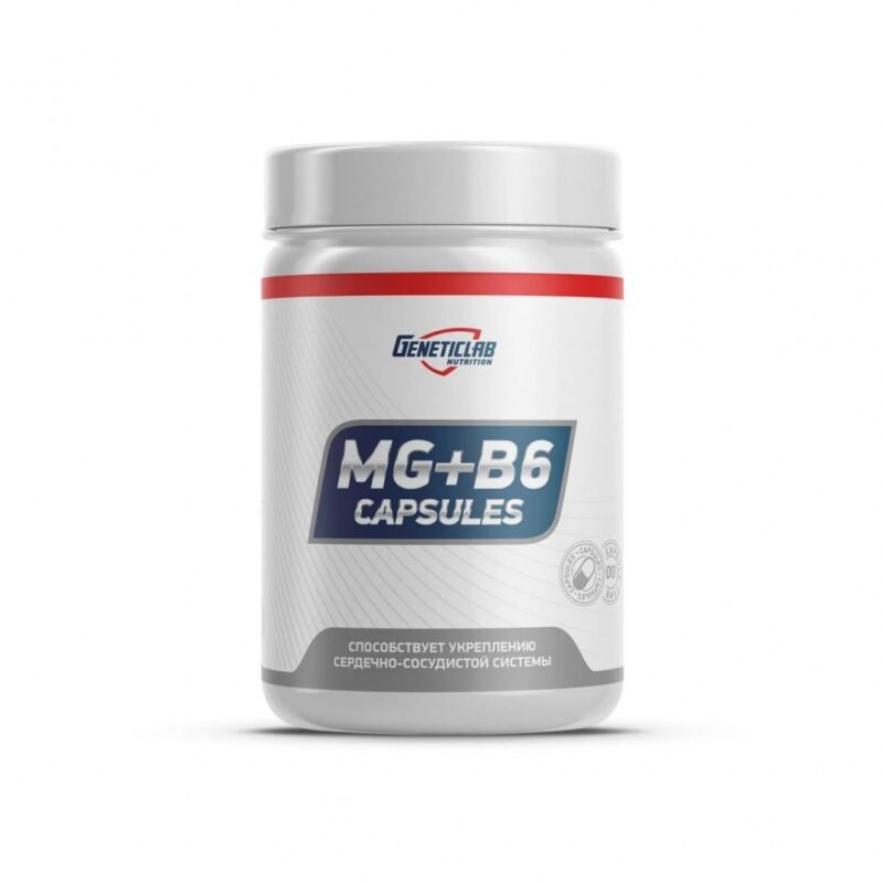 Geneticlab Nutrition Магний B6 60 капсул