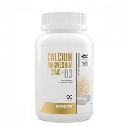 Maxler Calcium Magnesium Zinc+D3 90 таблеток