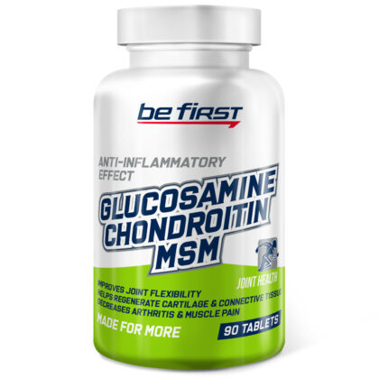 Be First Glucosamine+Chondroitin+MSM, 90 таблеток