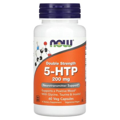 NOW 5-HTP 200 mg 60 капсул