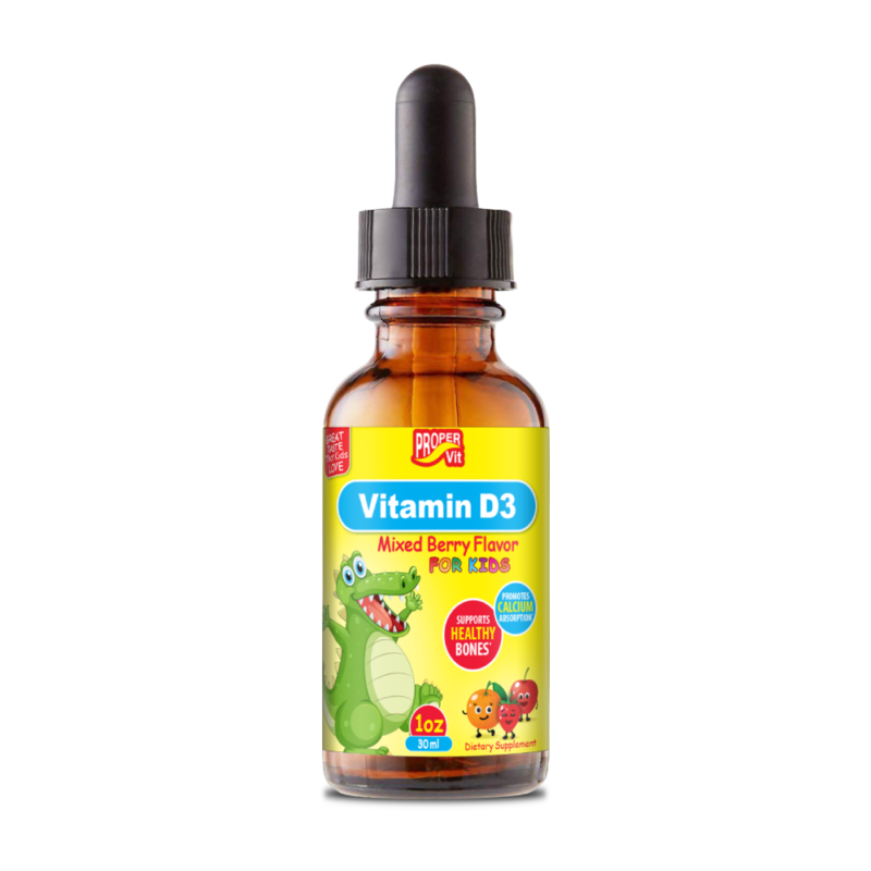 Proper Vit for Kids Vitamin D3 Mixed Berry Flavor