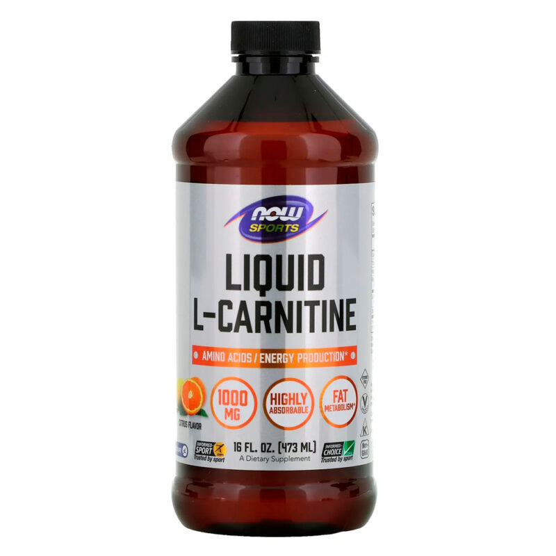 NOW Carnitine Liquid 1000 mg 473 ml